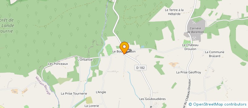 localisation de l'entreprise MONSIEUR CLAUDE MONGODIN  SAINT-GEORGES-DE-ROUELLEY