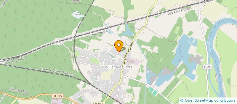 localisation de l'entreprise MONSIEUR CLAUDE MONIN-BAROILLE  VILLERS-LES-POTS