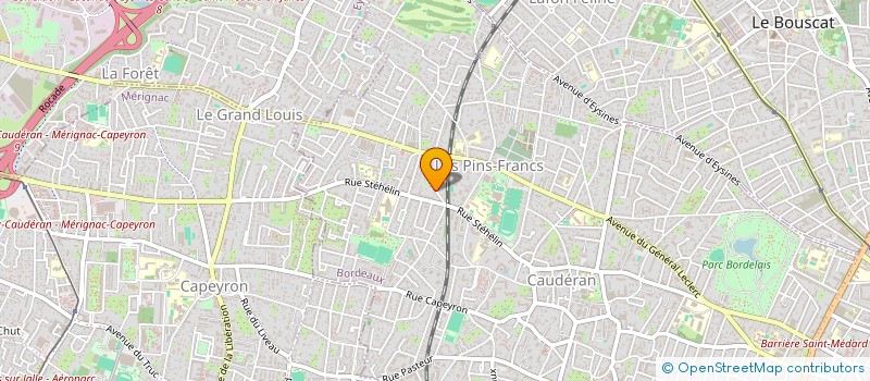 localisation de l'entreprise MONSIEUR CLAUDE MONNIER  BORDEAUX