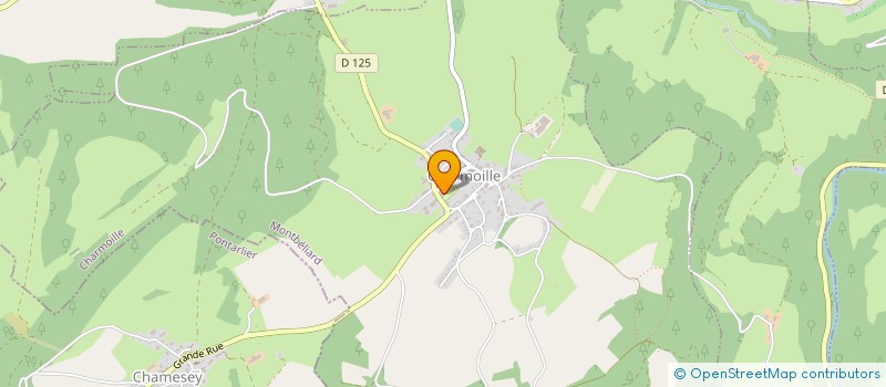 localisation de l'entreprise MONSIEUR CLAUDE MONNIN  CHARMOILLE