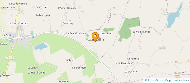 localisation de l'entreprise MONSIEUR CLAUDE MONTAUFRAY  FOUGEROLLES-DU-PLESSIS