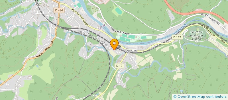 localisation de l'entreprise MONSIEUR CLAUDE MONTEMONT  DINOZE