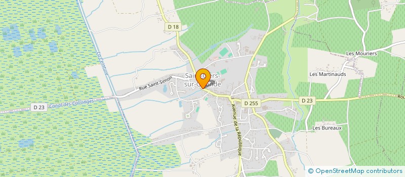 localisation de l'entreprise MONSIEUR CLAUDE MORAUD  SAINT-CIERS-SUR-GIRONDE