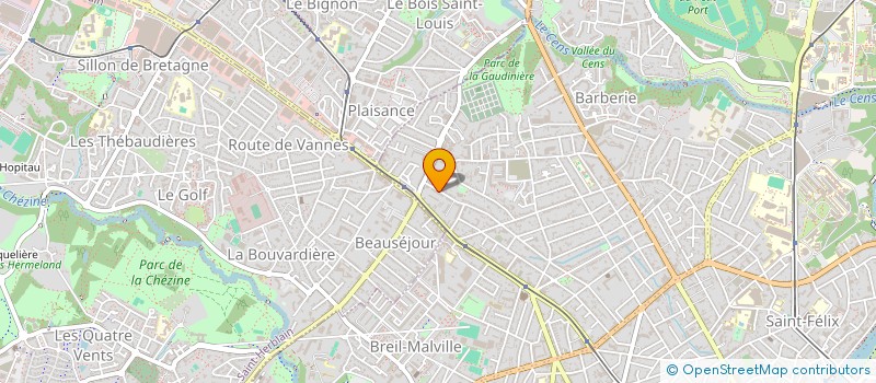 localisation de l'entreprise MONSIEUR CLAUDE MOREAU à NANTES