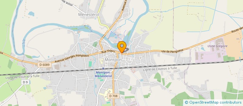 localisation de l'entreprise MONSIEUR CLAUDE MOREAU  MONTPON-MENESTEROL
