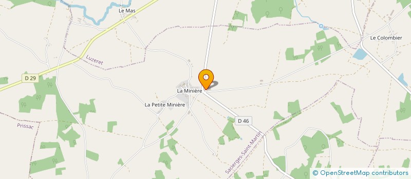 localisation de l'entreprise MONSIEUR CLAUDE MOREAU à SACIERGES-SAINT-MARTIN