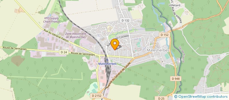localisation de l'entreprise MONSIEUR CLAUDE MOREAU à LE MALESHERBOIS