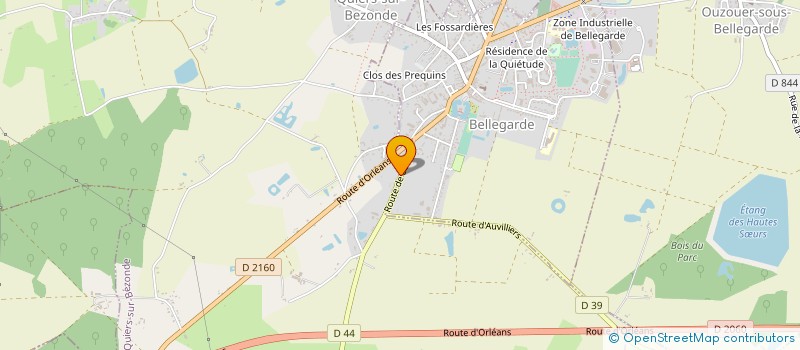 localisation de l'entreprise MONSIEUR CLAUDE MOREL  QUIERS-SUR-BEZONDE