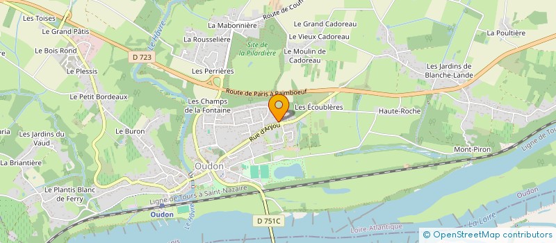 localisation de l'entreprise MONSIEUR CLAUDE MOREL  OUDON