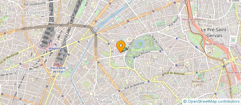 localisation de l'entreprise MONSIEUR CLAUDE MOREL  PARIS