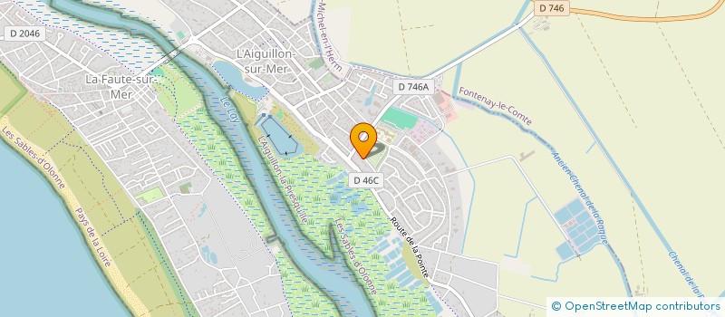 localisation de l'entreprise MONSIEUR CLAUDE MORIN à L'AIGUILLON-LA-PRESQU'ILE