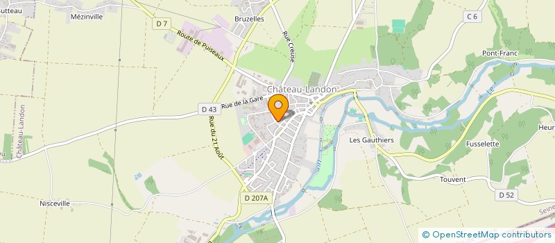 localisation de l'entreprise MONSIEUR CLAUDE MORISSEAU  AUFFERVILLE