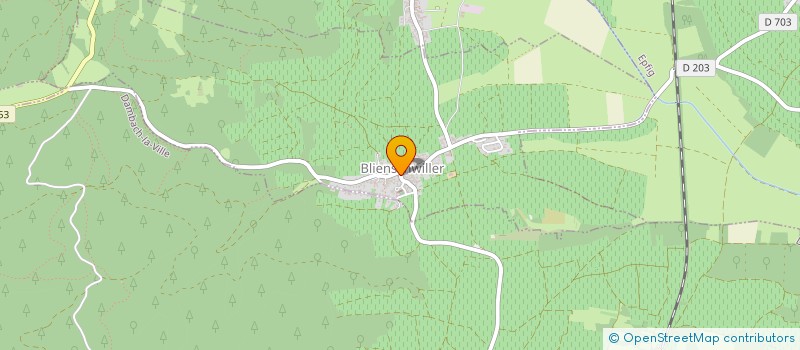 localisation de l'entreprise MONSIEUR CLAUDE MORITZ  BLIENSCHWILLER