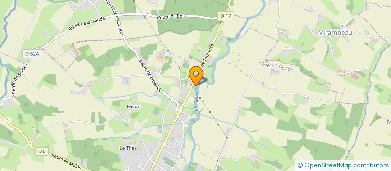 localisation de l'entreprise MONSIEUR CLAUDE MORSELLI  L'ISLE-EN-DODON