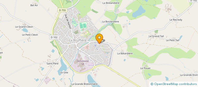 localisation de l'entreprise MONSIEUR CLAUDE MOTTA  SAINT-BARTHELEMY-D'ANJOU