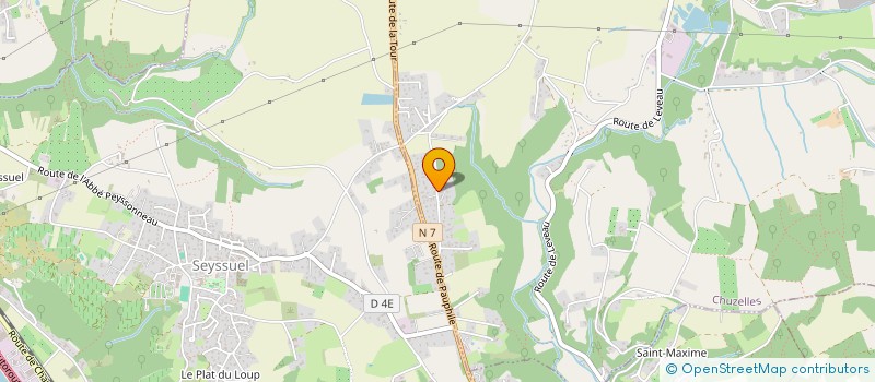 localisation de l'entreprise MONSIEUR CLAUDE MOTTA  CHUZELLES