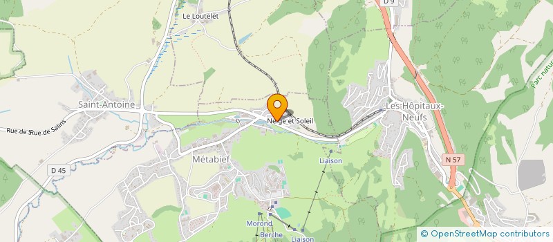 localisation de l'entreprise MONSIEUR CLAUDE MOUGIN  METABIEF