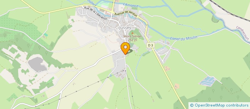 localisation de l'entreprise MONSIEUR CLAUDE MOUGIN  JUSSEY