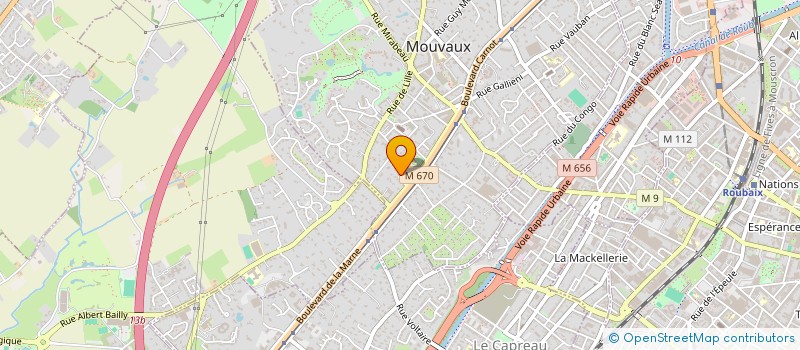 localisation de l'entreprise MONSIEUR CLAUDE MOUILLET  MOUVAUX