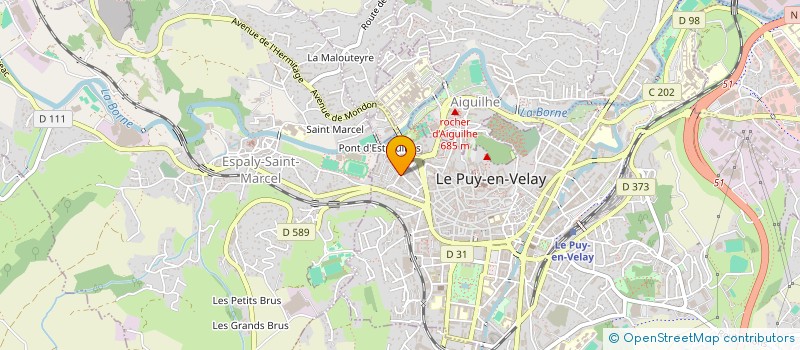 localisation de l'entreprise MONSIEUR CLAUDE MOULEYRE à LE PUY-EN-VELAY