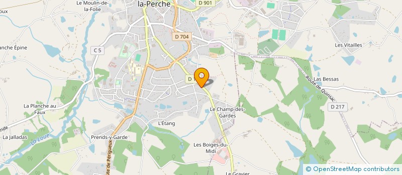 localisation de l'entreprise MONSIEUR CLAUDE MOUNEIX  SAINT-YRIEIX-LA-PERCHE