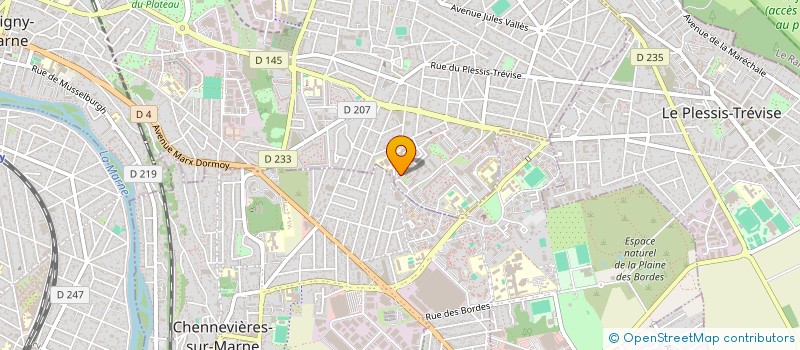 localisation de l'entreprise MONSIEUR CLAUDE MOUSSARD à CHAMPIGNY-SUR-MARNE