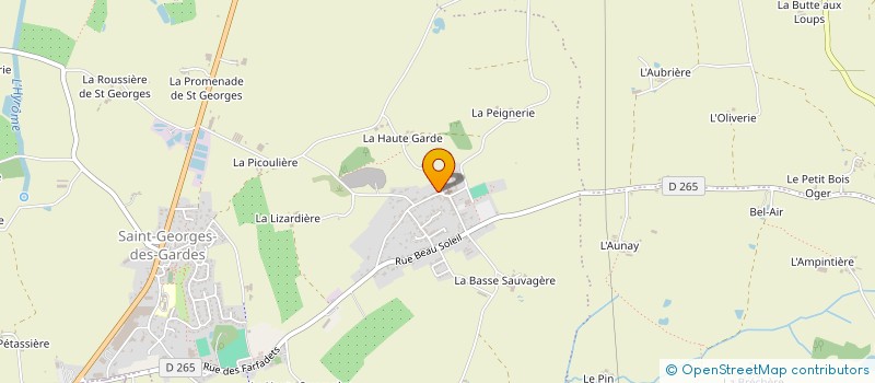 localisation de l'entreprise MONSIEUR CLAUDE MOUSSEAU  CHEMILLE-EN-ANJOU