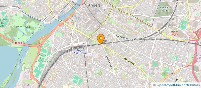 localisation de l'entreprise MONSIEUR CLAUDE MOUSSEAU à ANGERS