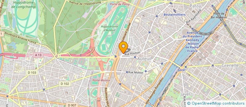 localisation de l'entreprise MONSIEUR CLAUDE MOUTON à PARIS
