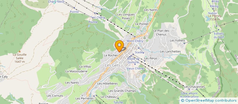 localisation de l'entreprise MONSIEUR CLAUDE MUGNIER à LES GETS