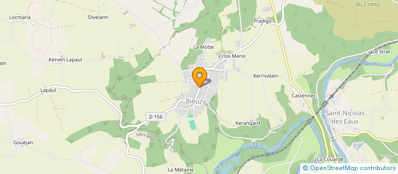 localisation de l'entreprise MONSIEUR CLAUDE MURAIL  PLUMELIAU-BIEUZY