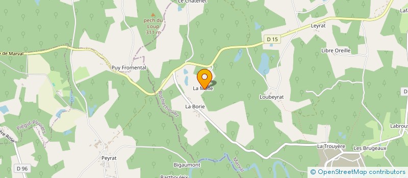 localisation de l'entreprise MONSIEUR CLAUDE MURGUET à MARVAL