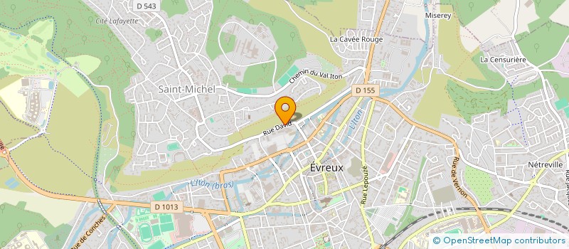 localisation de l'entreprise MONSIEUR CLAUDE MURRAY  EVREUX