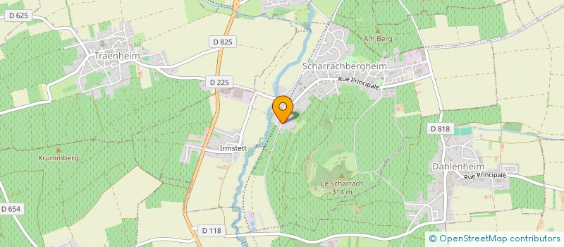 localisation de l'entreprise MONSIEUR CLAUDE MUSCULUS  SCHARRACHBERGHEIM-IRMSTETT