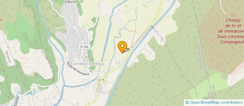 localisation de l'entreprise MONSIEUR CLAUDE NAHAN  SAINT-CHAMAS