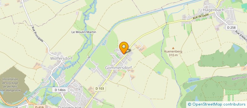 localisation de l'entreprise MONSIEUR CLAUDE NASS  GOMMERSDORF