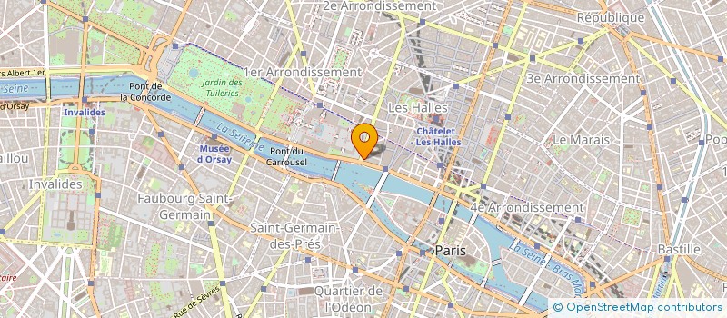 localisation de l'entreprise MONSIEUR CLAUDE NAUDAN à PARIS