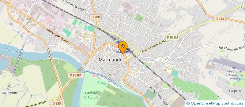 localisation de l'entreprise MONSIEUR CLAUDE NDIKWEDI  MARMANDE