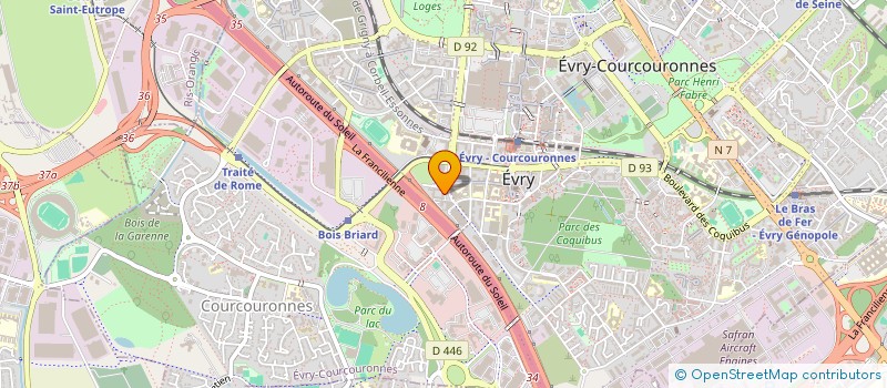 localisation de l'entreprise MONSIEUR CLAUDE NDOKOLO  EVRY-COURCOURONNES