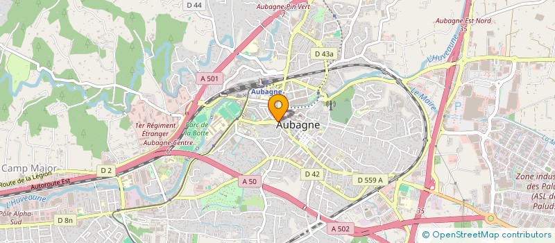localisation de l'entreprise MONSIEUR CLAUDE NEGREL à AUBAGNE