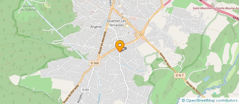 localisation de l'entreprise MONSIEUR CLAUDE NERIN à SAINT-MAXIMIN-LA-SAINTE-BAUME