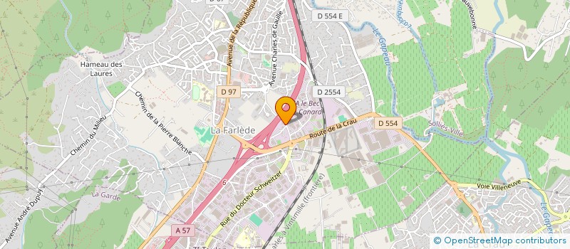 localisation de l'entreprise MONSIEUR CLAUDE NERON  LA FARLEDE