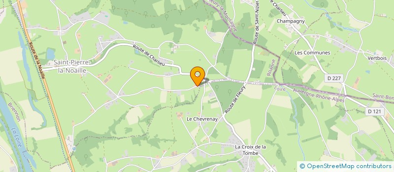 localisation de l'entreprise MONSIEUR CLAUDE NEVERS  CHANDON