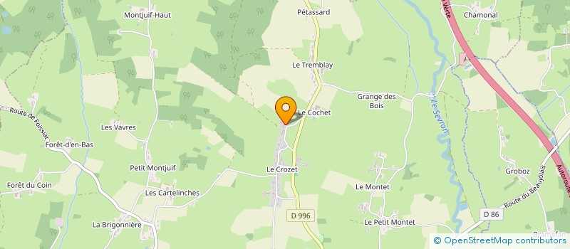 localisation de l'entreprise MONSIEUR CLAUDE NEVORET à MARBOZ