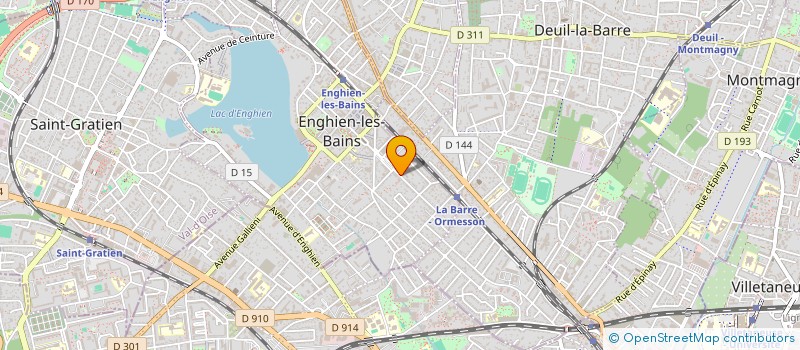 localisation de l'entreprise MONSIEUR CLAUDE NGARI GOMEZ à ENGHIEN-LES-BAINS