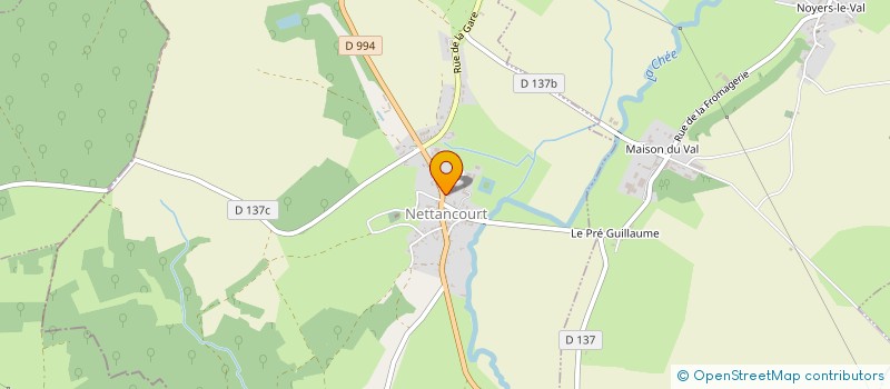 localisation de l'entreprise MONSIEUR CLAUDE NICAISE à NETTANCOURT