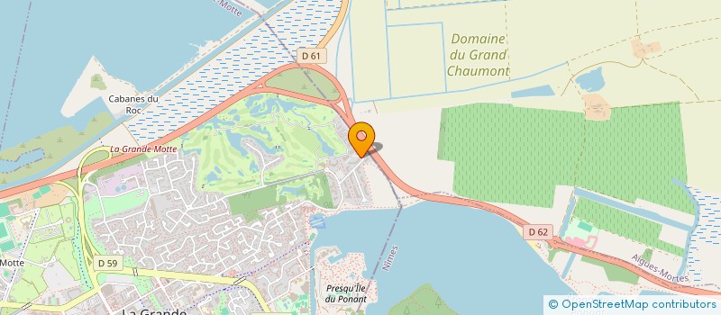 localisation de l'entreprise MONSIEUR CLAUDE NICOLAS  LA GRANDE-MOTTE