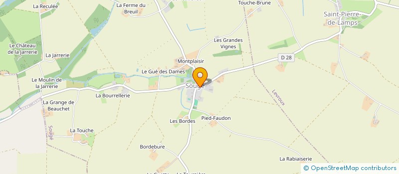 localisation de l'entreprise MONSIEUR CLAUDE NIVET à SOUGE