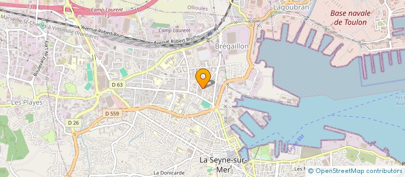 localisation de l'entreprise MONSIEUR CLAUDE NIVIERE  LA SEYNE-SUR-MER