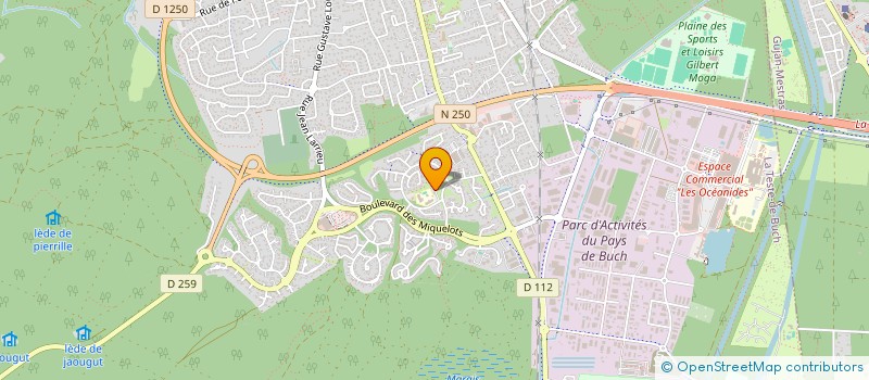 localisation de l'entreprise MONSIEUR CLAUDE NOTELLE à LA TESTE-DE-BUCH